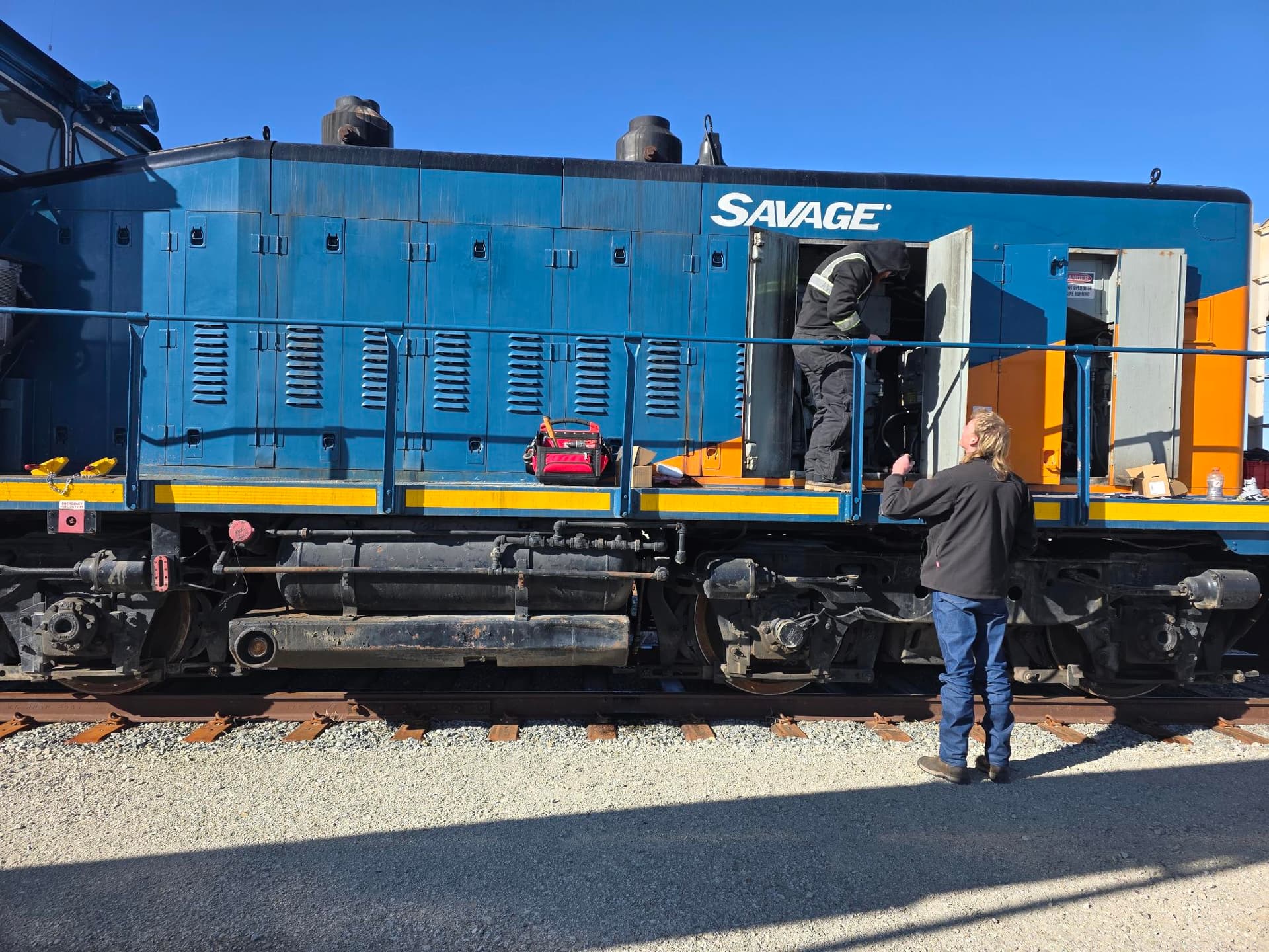 Gallery photos for Locomotive Pre-Heat Power Repair at a Railroad Transfer Station: Image #1