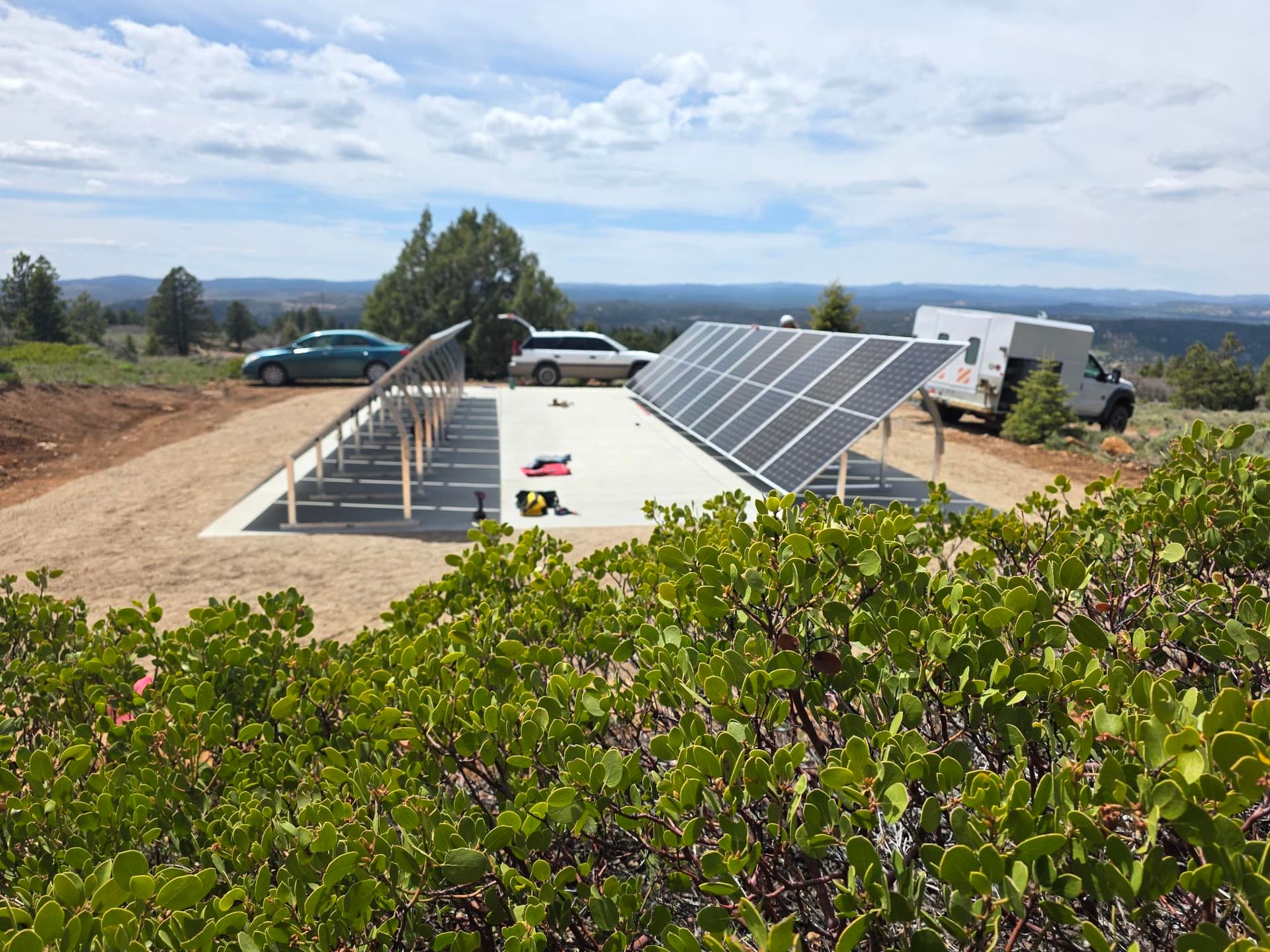 Gallery photos for 10KW Off-Grid Solar Install Deep in Dixie National Forest: Image #4