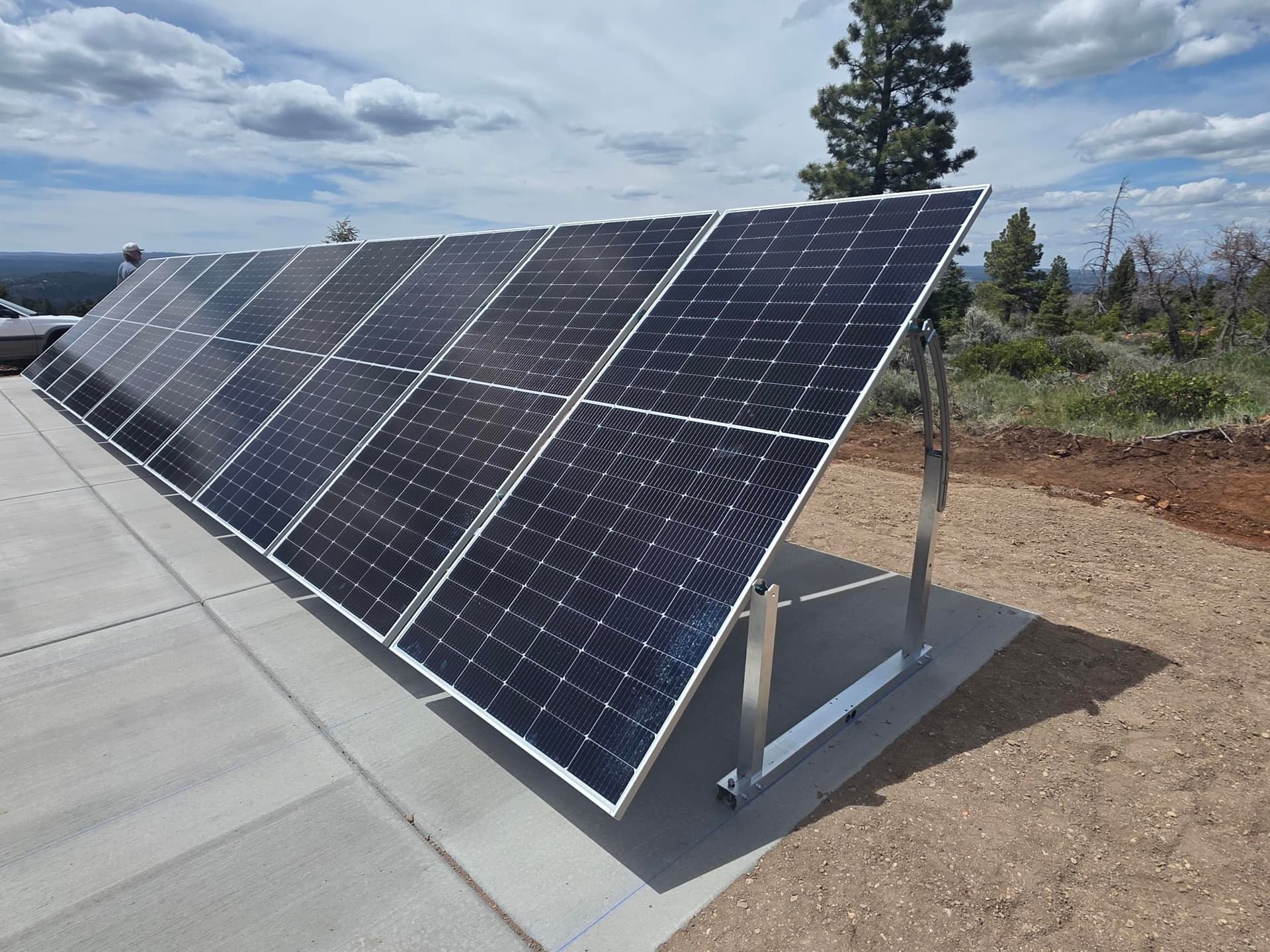 Gallery photos for 10KW Off-Grid Solar Install Deep in Dixie National Forest: Image #2