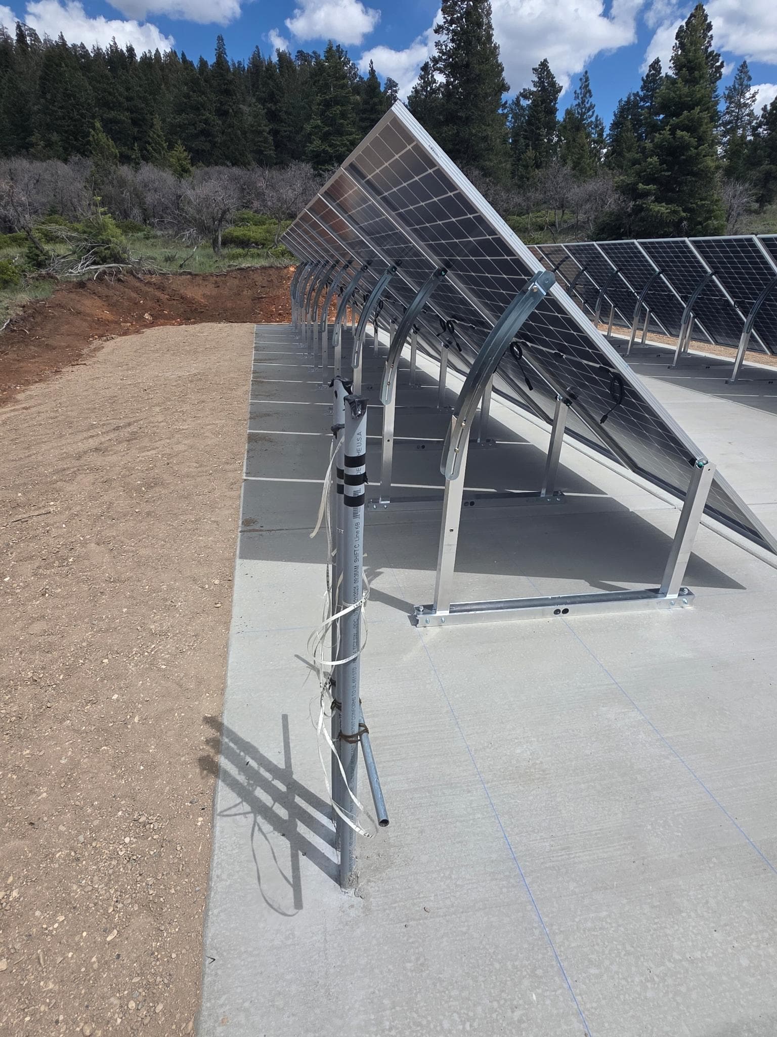 Gallery photos for 10KW Off-Grid Solar Install Deep in Dixie National Forest: Image #3